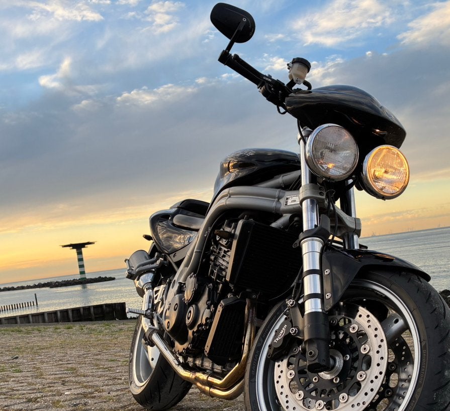 Triumph Speed Triple  2003 - Nieuwe banden en koppeling, Sportuitlaat, Motorrijbewijs A, Gebruikt, 3 cilinders