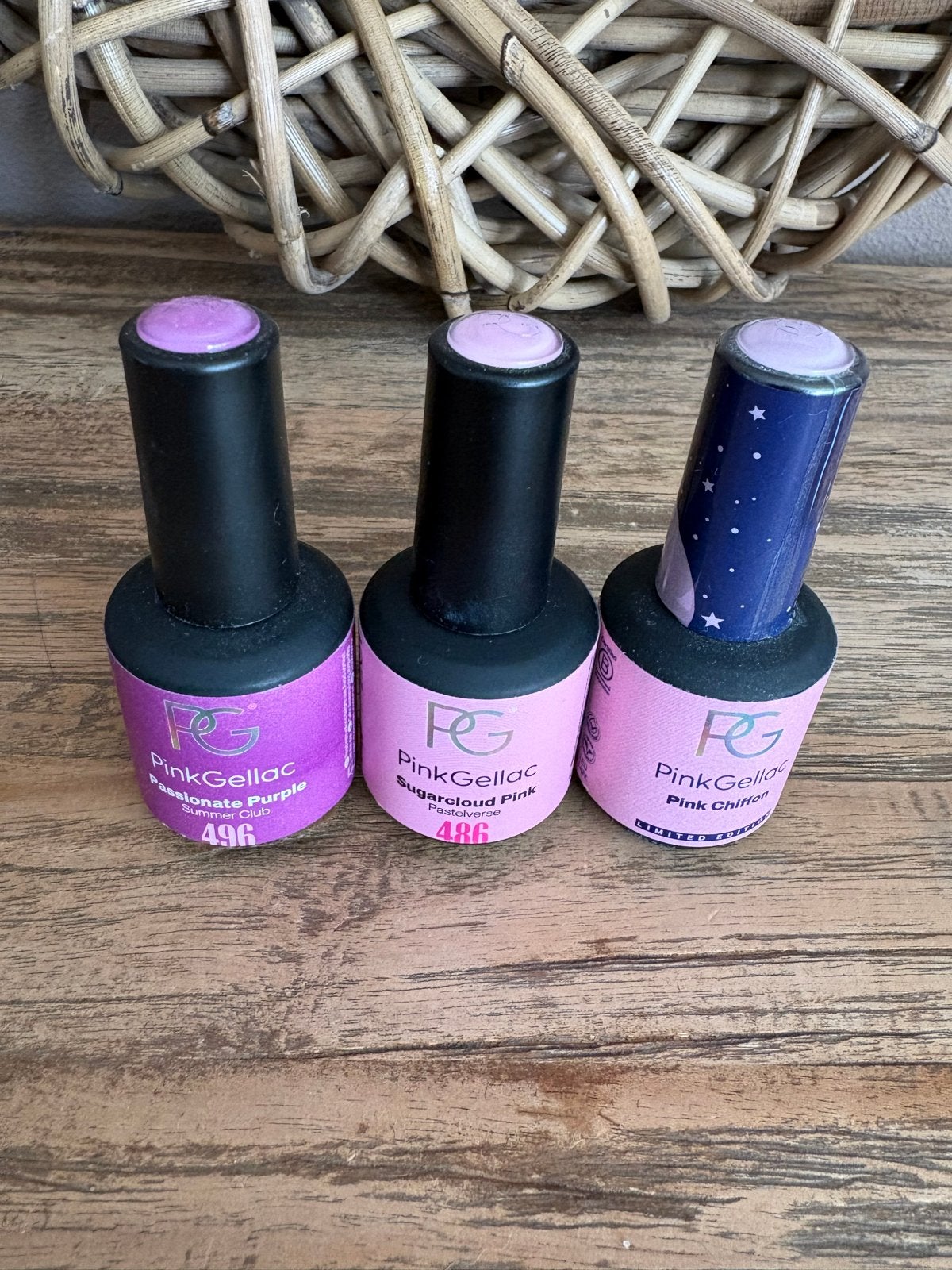 Pink Gellac gellak set - 3 kleuren, Ophalen of Verzenden, Zo goed als nieuw, Overige typen
