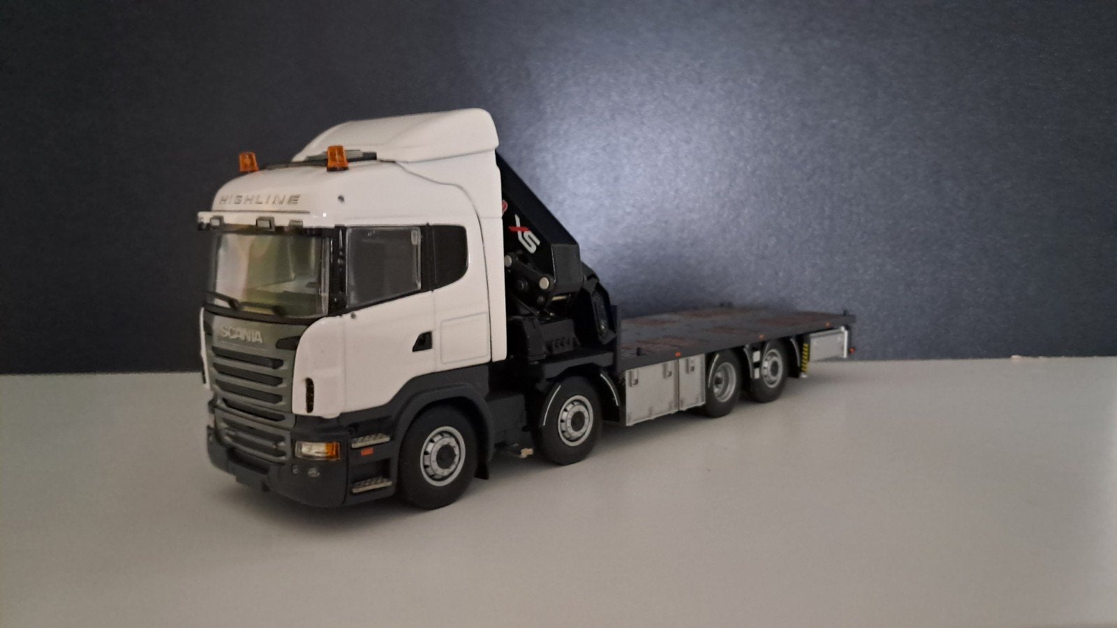 Scania R-serie Highline Hiab kraan tekno, Ophalen of Verzenden, Zo goed als nieuw, Bus of Vrachtwagen, Tekno