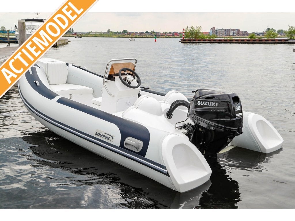Nimarine MX 40 RIB rubberboot Hypalon + Suzuki DF15 pk, 4 m, Nieuw, Benzine, Nimarine
