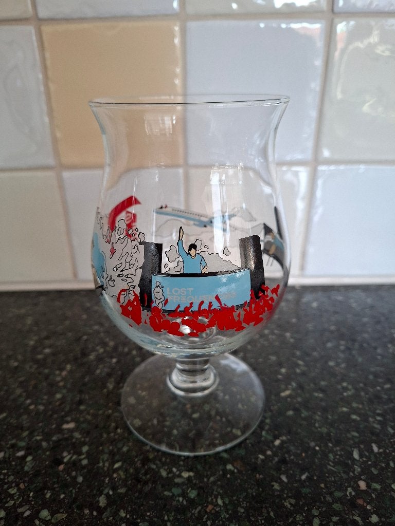 Duvel bierglas Lost Frequencies - 2022, Verzamelen, Ophalen of Verzenden, Zo goed als nieuw, Bierglas