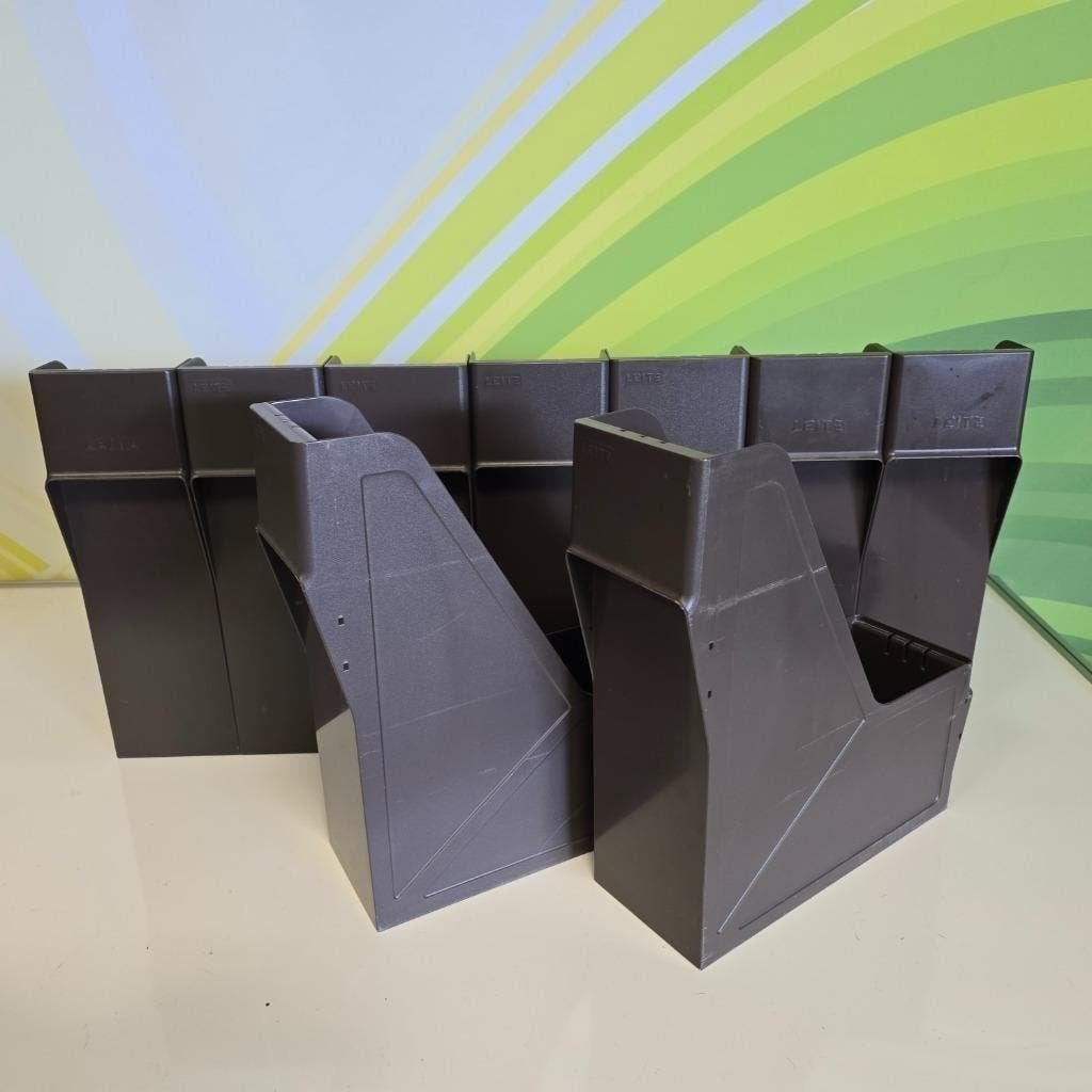 9 stuks tijdschriftcassette / papierbakken / dossierbakken, Diversen, Ophalen, Gebruikt