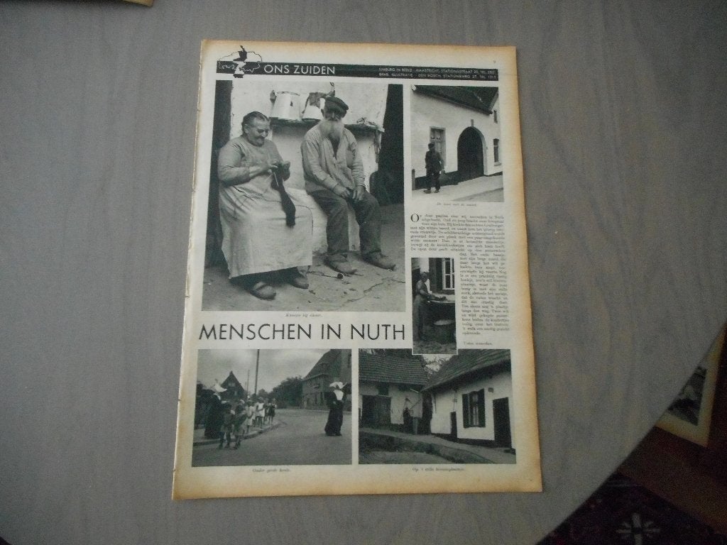 Nuth. Mensen. 1937., Ophalen of Verzenden, 1920 tot 1940, Nederland, Knipsel(s)