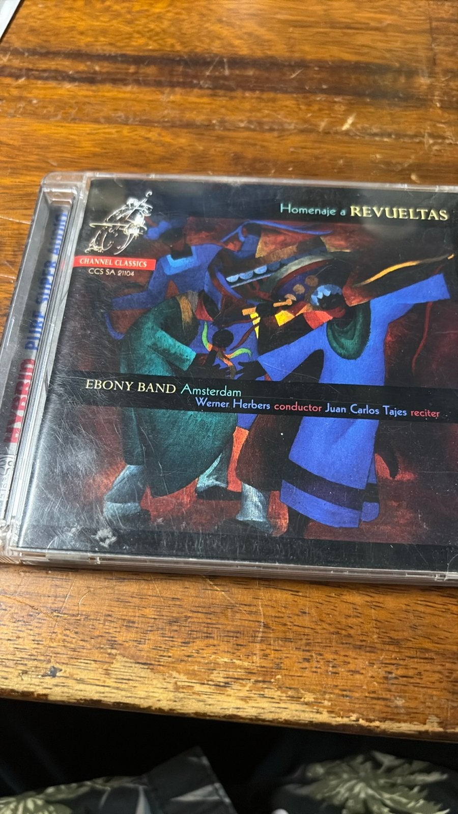 Homenaje a Revueltas - SACD Ebony Band Amsterdam CD, Ophalen of Verzenden, Modernisme tot heden, Gebruikt, Kamermuziek