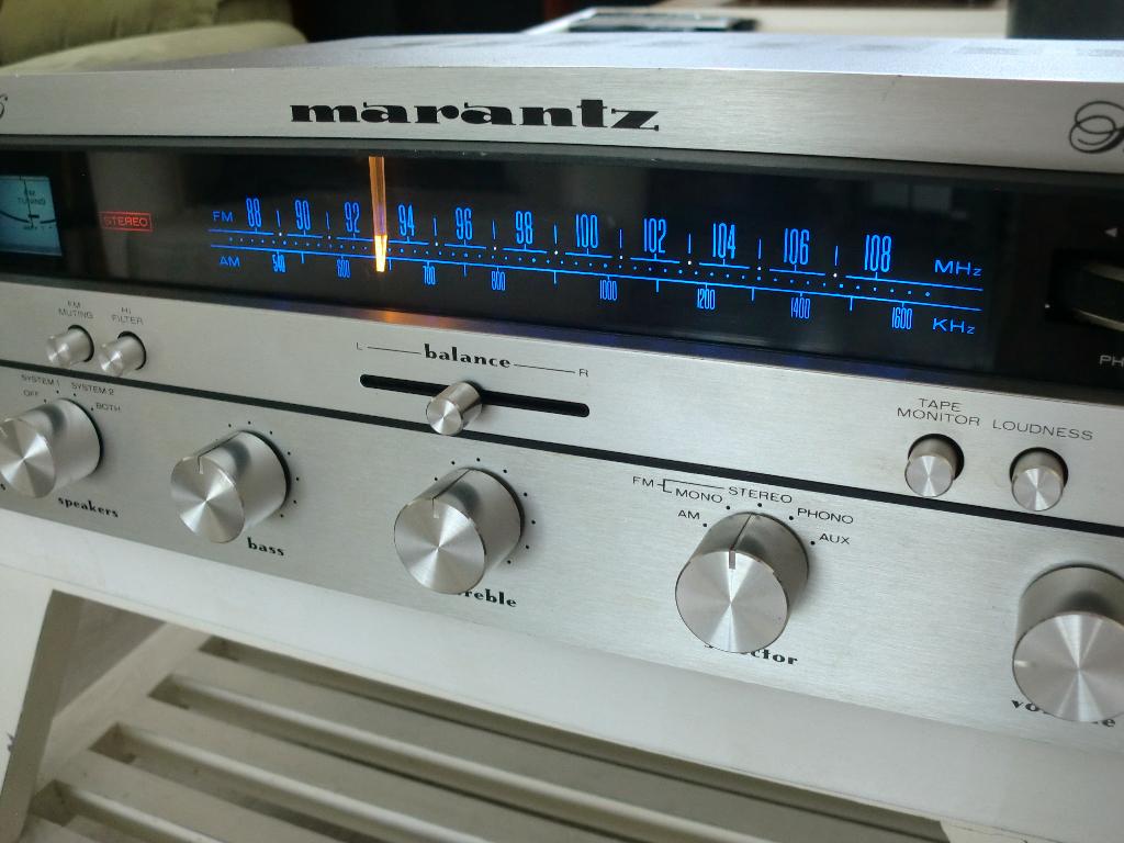 Marantz 2216 Stereophonic Receiver (1977-80) onderhoud gehad, Marantz, Refurbished, Ophalen of Verzenden, Minder dan 60 watt