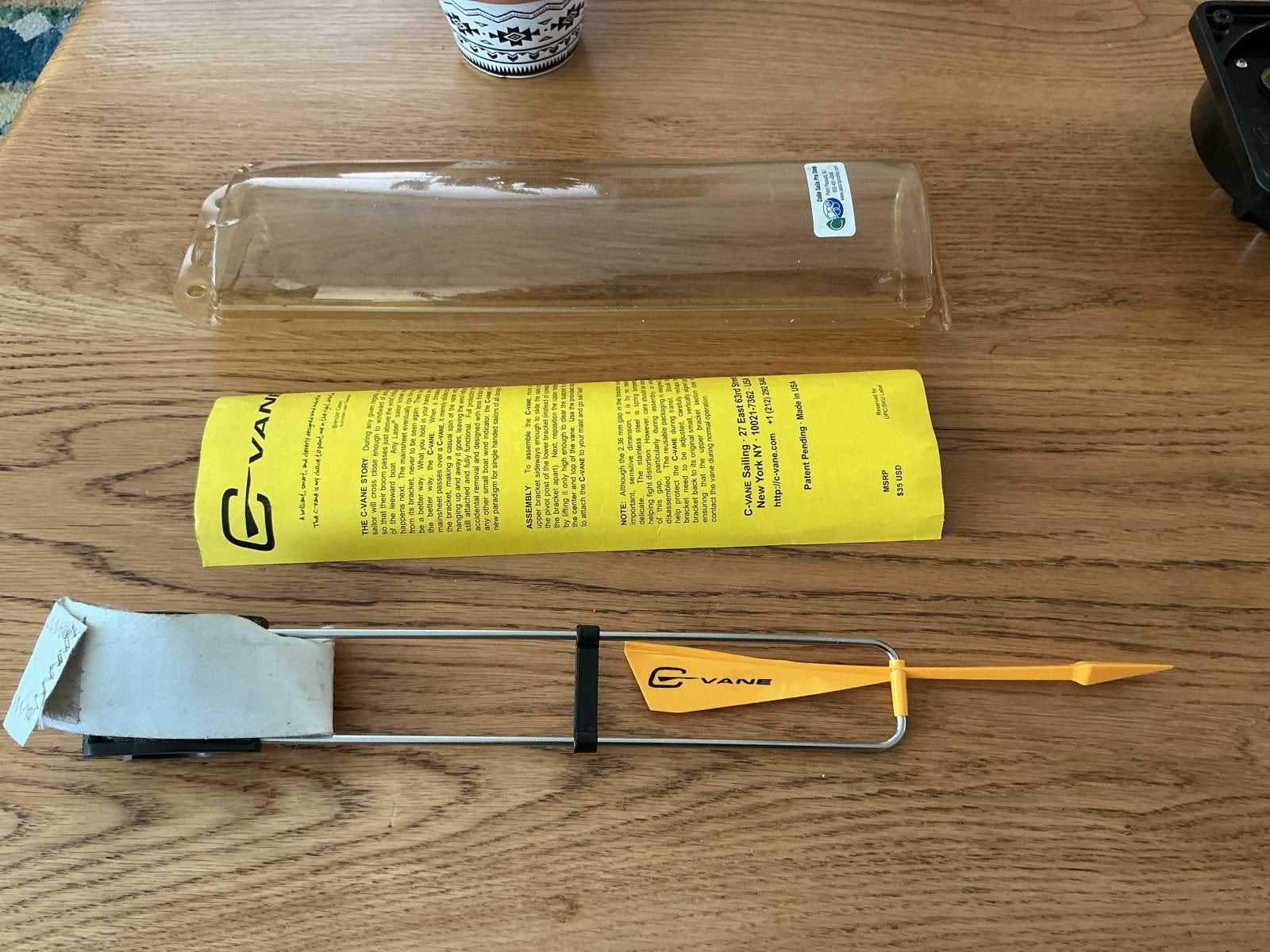 G-Vane windvaan voor zeilboten - met originele verpakking, Minder dan 15 m², Minder dan 3 meter, Ophalen of Verzenden, Zo goed als nieuw