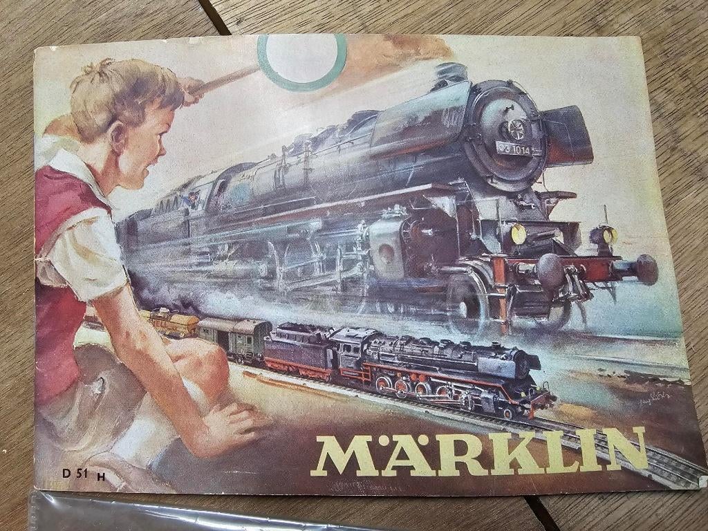 modeltrein Marklin katalogus, Wisselstroom, Zo goed als nieuw, Märklin, Boek, Tijdschrift of Catalogus