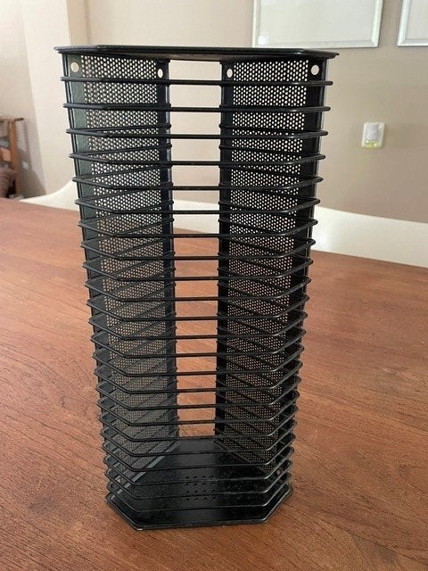 Hama cd-rek voor 24 cd's, Gebruikt, Minder dan 25 discs, Ophalen of Verzenden, Metaal