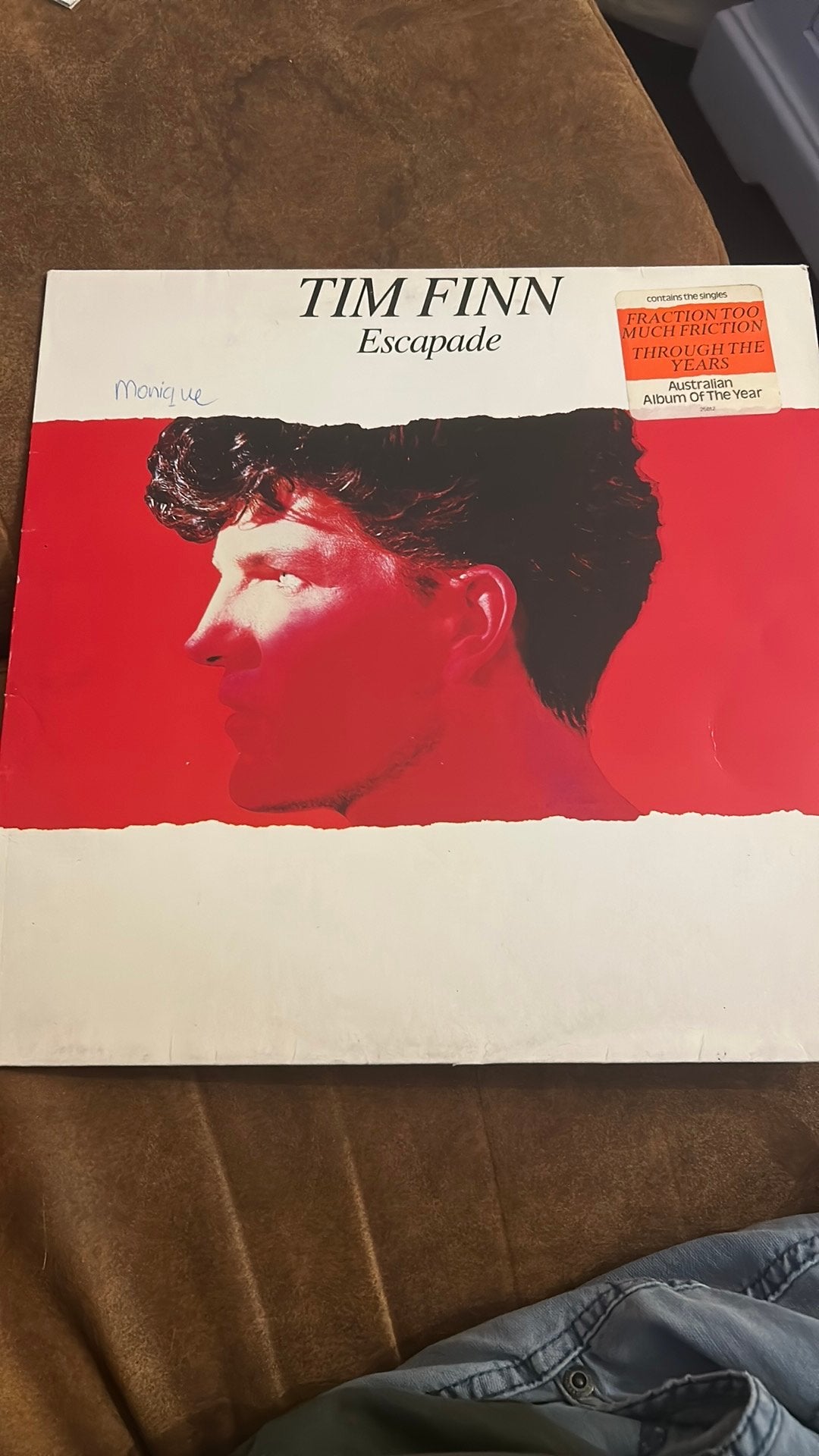 Tim Finn - escapade, Ophalen of Verzenden, Zo goed als nieuw, Overige formaten, Poprock