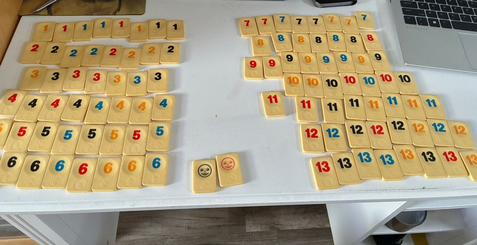 Losse stenen Rummikub, Ophalen of Verzenden, Gebruikt