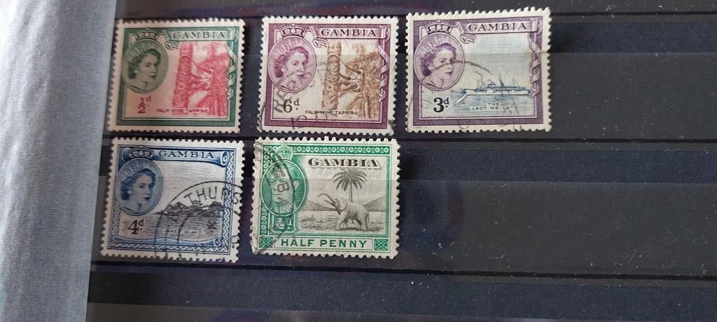 Gambia, Ophalen of Verzenden, Overige landen, Gestempeld
