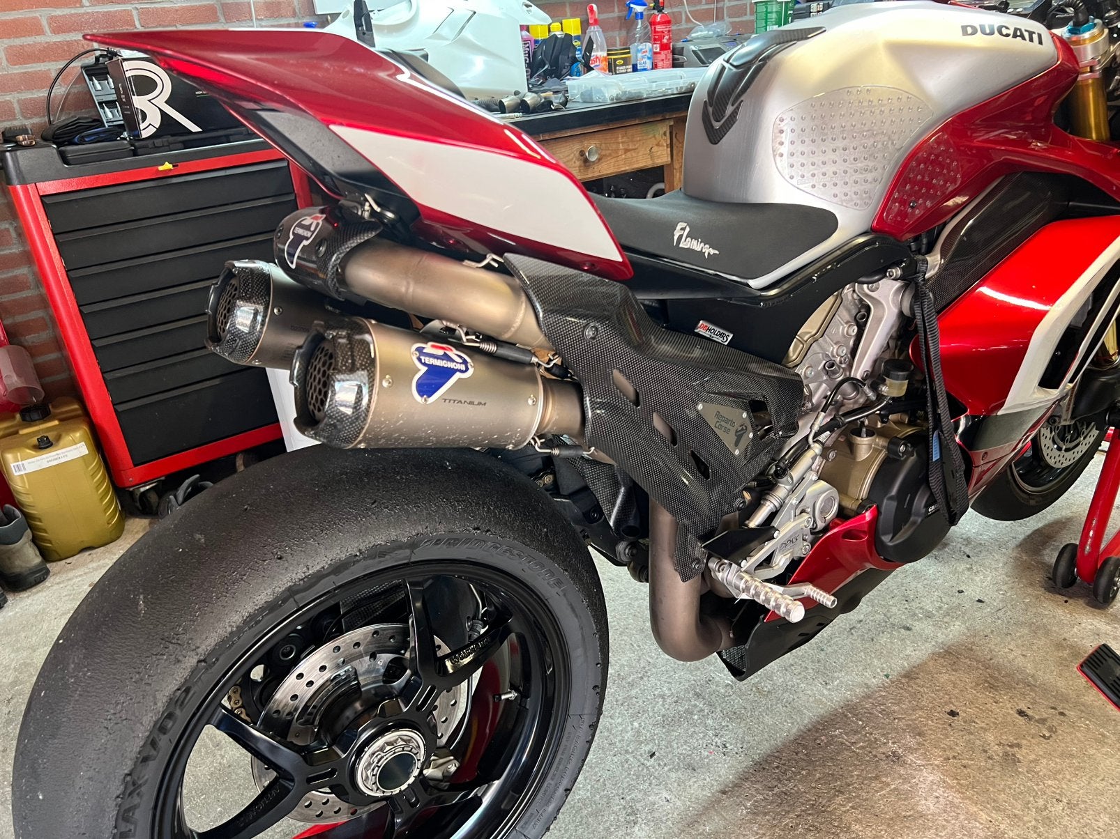 Termignoni D200 RHT Reparto Corse uitlaat Panigale V4, Ophalen of Verzenden, Gebruikt