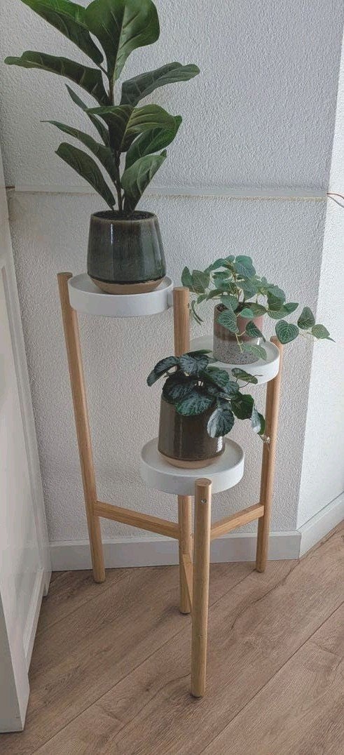 IKEA Satsumas plantenstandaard plantentafel als nieuw!, Tuin en Terras, Minder dan 60 cm, Ophalen of Verzenden, Zo goed als nieuw