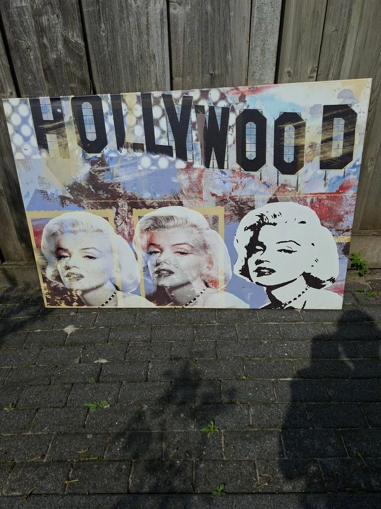 Marilyn Monroe & Hollywood Letters Poster 148x98 Poste, Ophalen