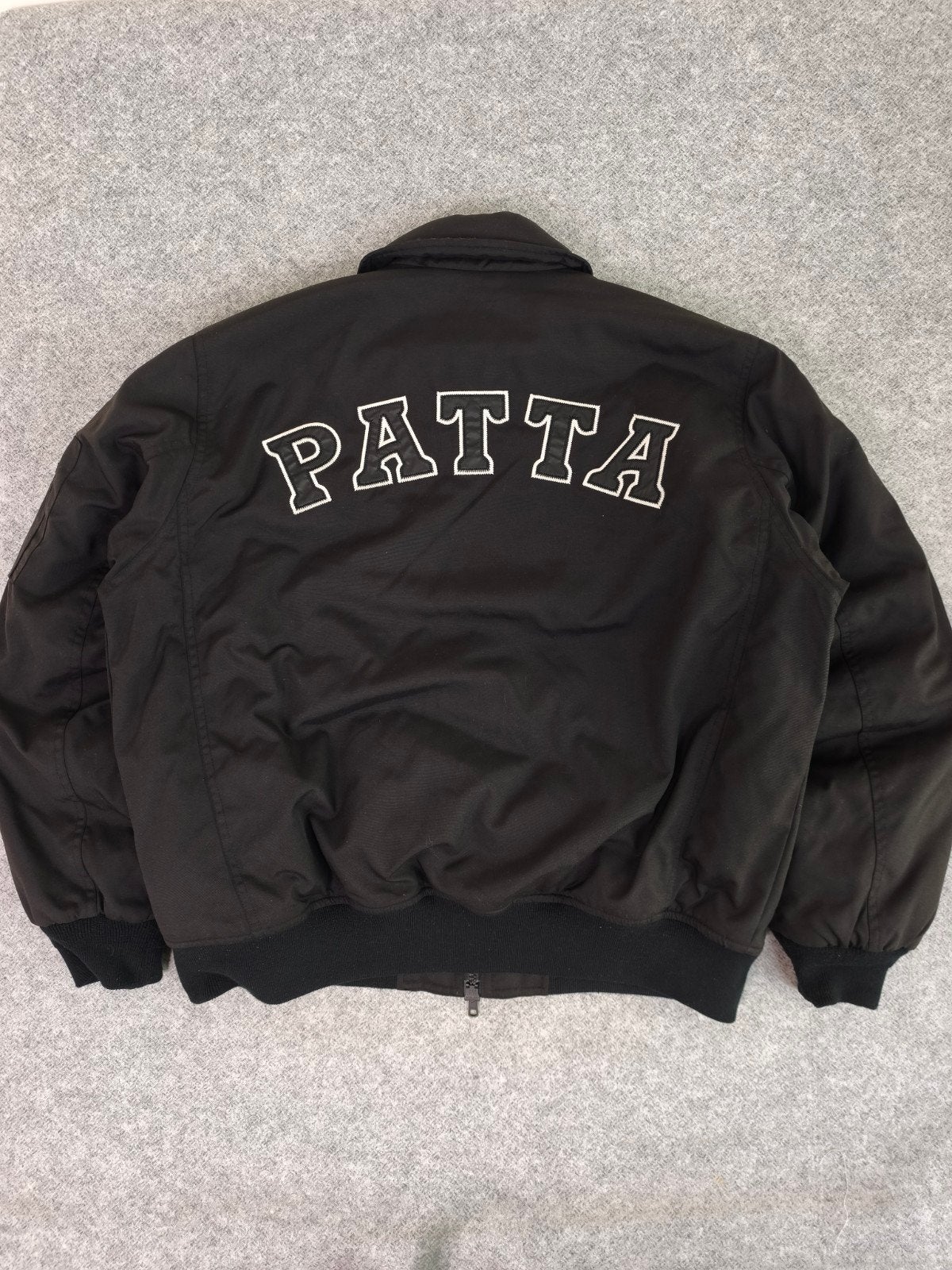 Patta Bomberjack Zwart Maat XL - Zo goed als nieuw, Zwart, Maat 56/58 (XL), Ophalen of Verzenden, Patta