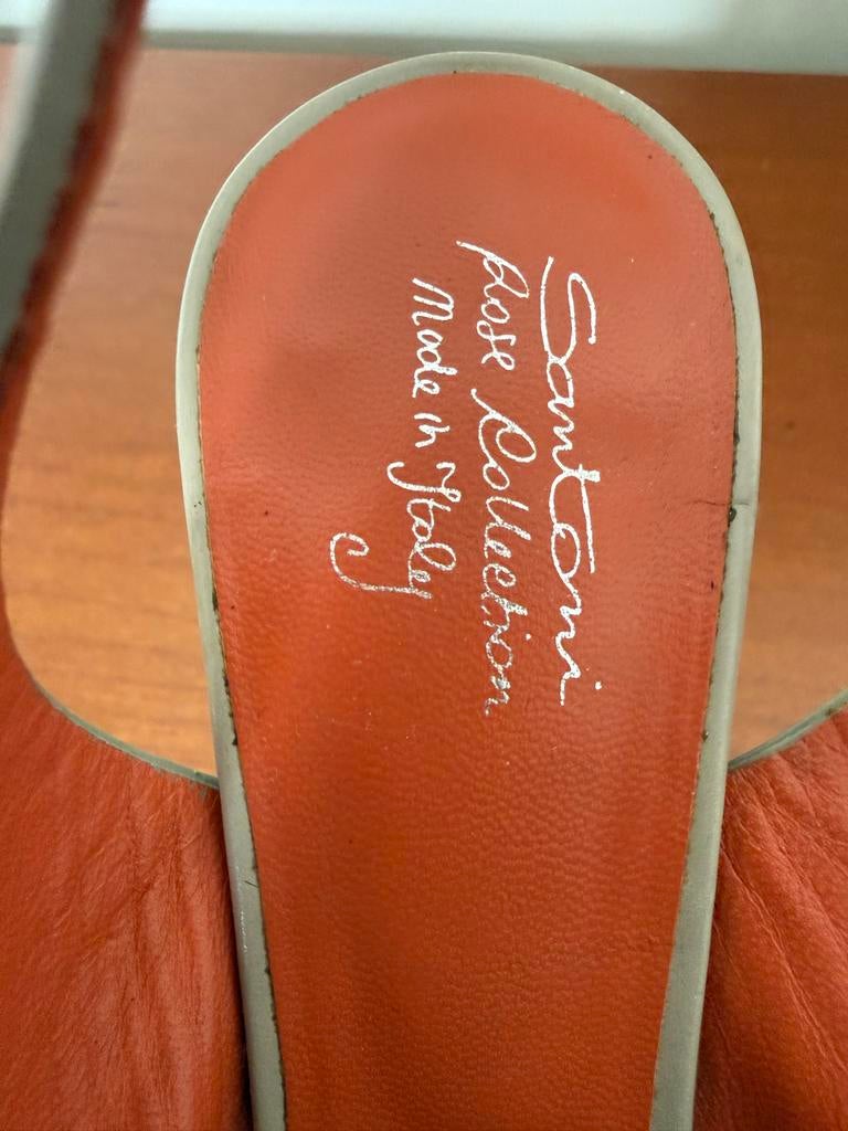 Santoni hakken zomer 39,5, Kleding | Dames, Schoenen, Pumps, Beige, Ophalen of Verzenden, Gedragen