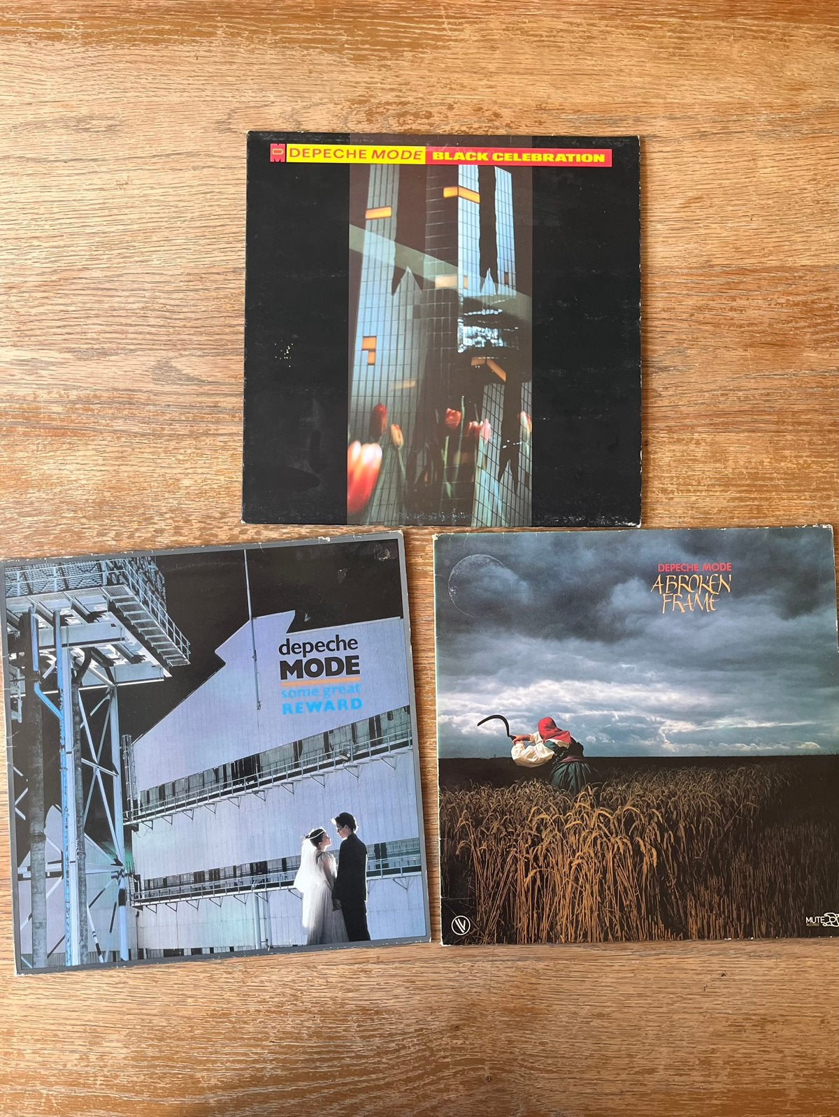 3x Depeche Mode LP: Broken Frame, Reward, Celebration, Ophalen of Verzenden, Zo goed als nieuw, LP