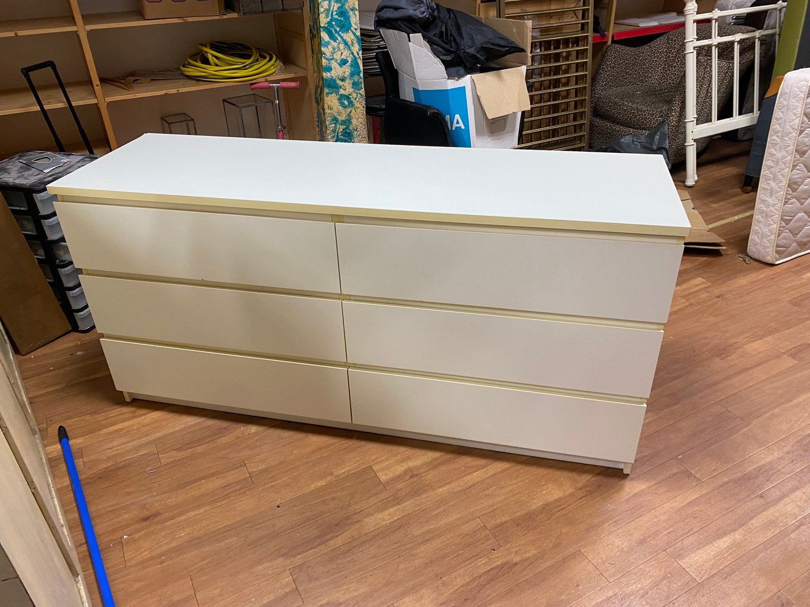 Ladekast Malm Ikea 6 lades, Ophalen, Gebruikt, 5 laden of meer, 150 tot 200 cm