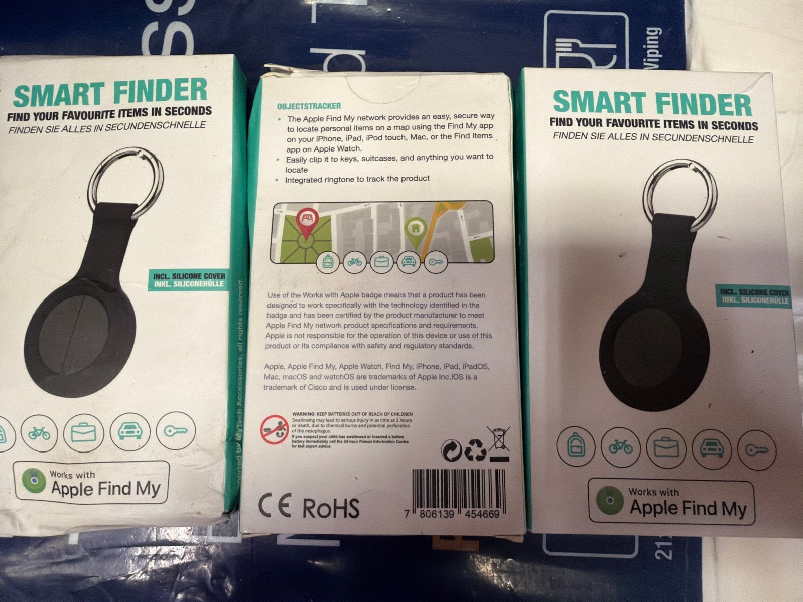 Smart Finder met Apple Zoek Mijn functie (incl. siliconen ho, Nieuw, Ophalen of Verzenden, Nvt, Telefoonhanger of Accessoire