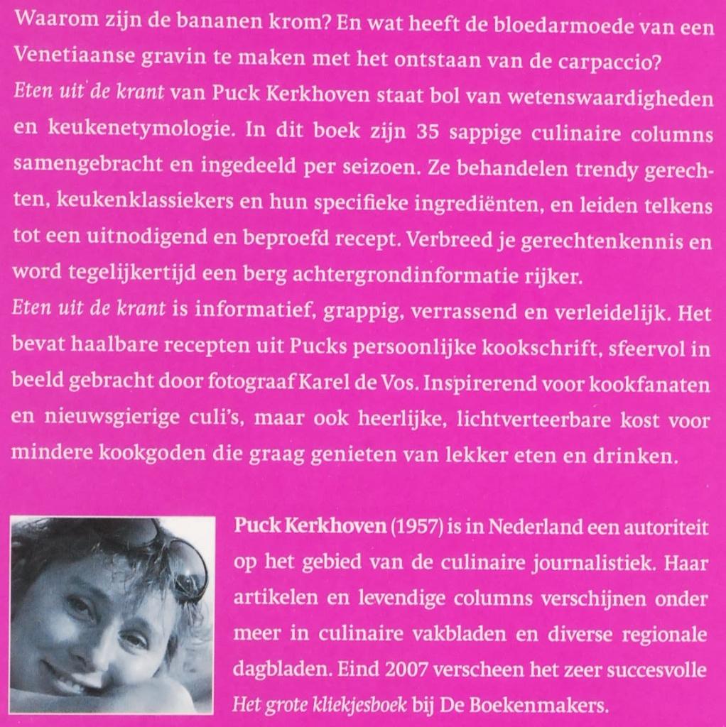 Eten uit de krant - Met de seizoenen mee (2008), Verzenden, Zo goed als nieuw, Nederland en België
