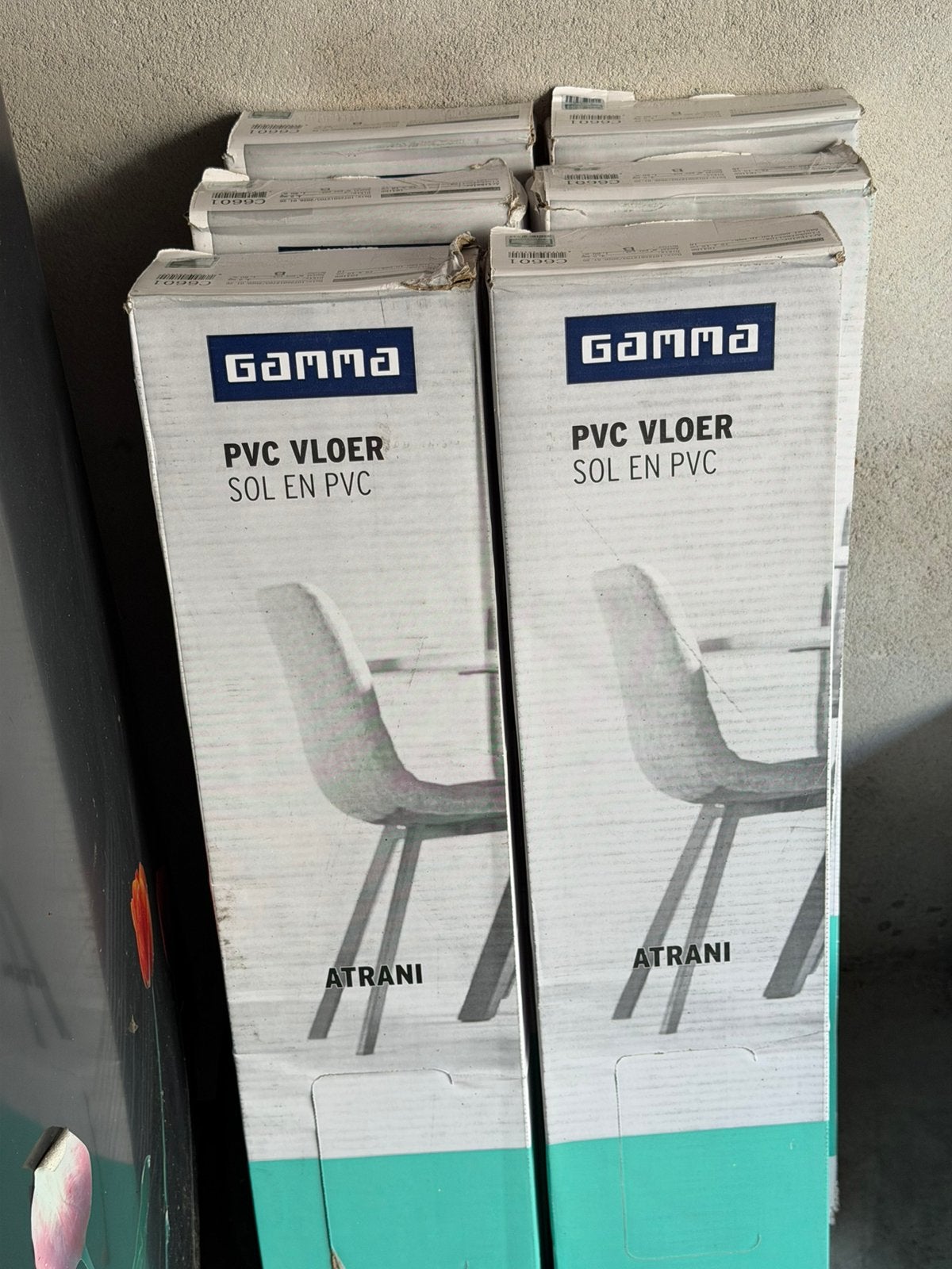 Gamma Atrani vissengraat click PVC naturel eiken kleur., Doe-het-zelf en Verbouw, Hout en Planken, Ophalen, Minder dan 25 mm, Nieuw