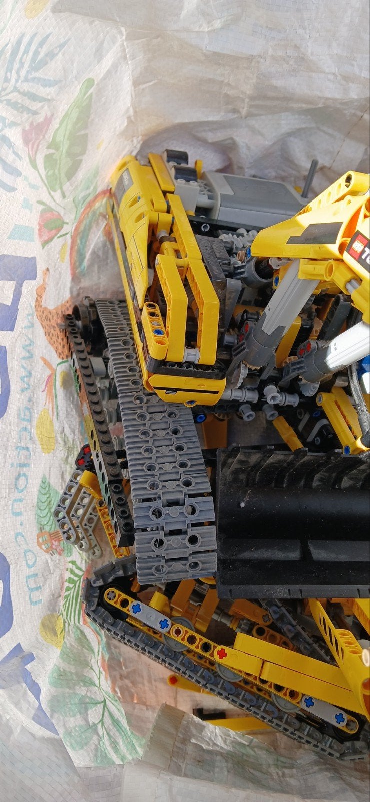Lego Technic 8043 Graafmachine (zonder doos/instructie), Ophalen of Verzenden, Gebruikt