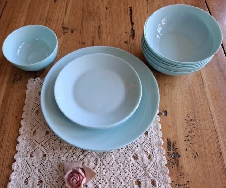 Onderdelen servies Diwali Turquoise Luminarc, Overige materialen, Gebruikt, -, -