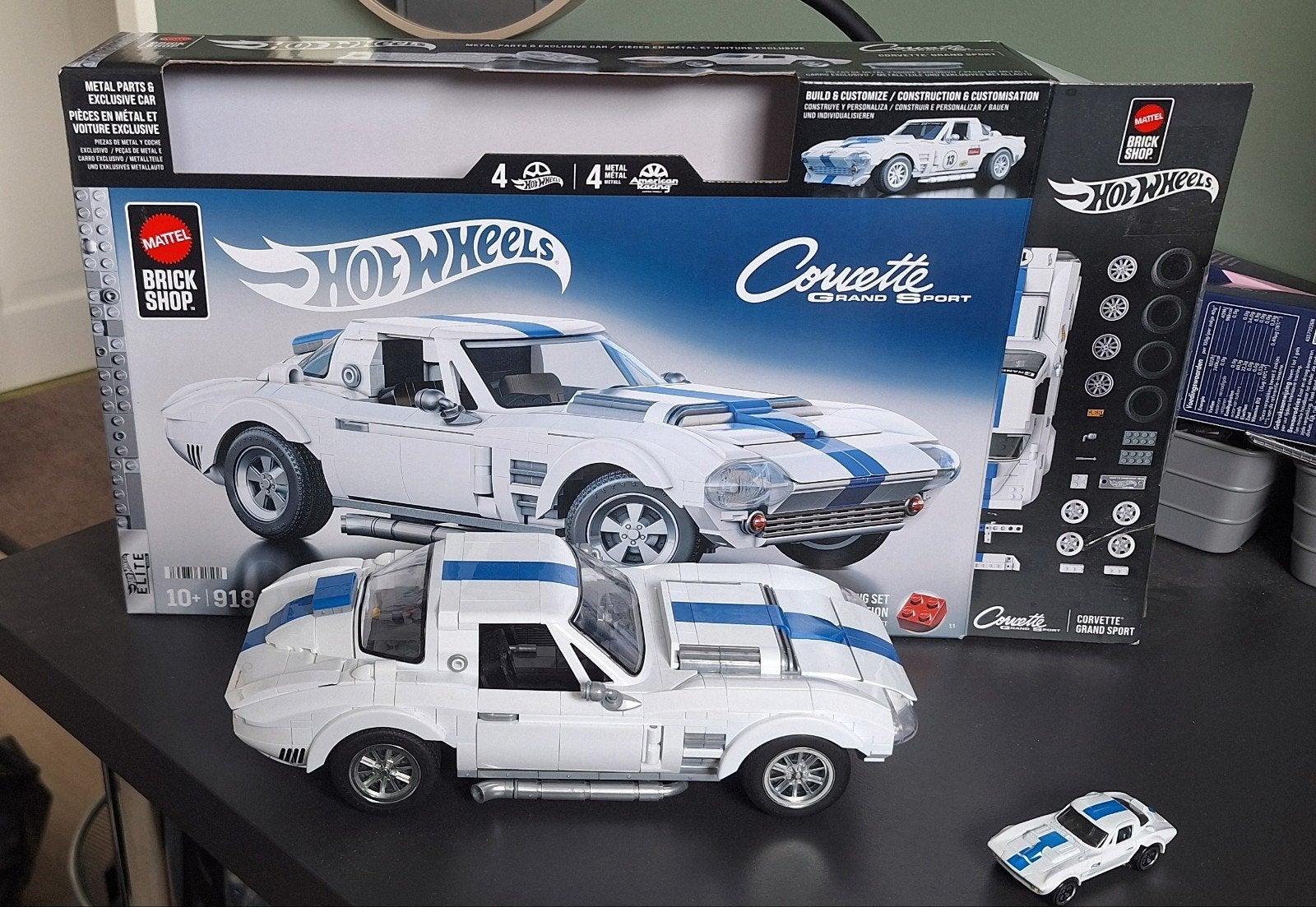 mattel brick shop corvette grand sport, Ophalen of Verzenden