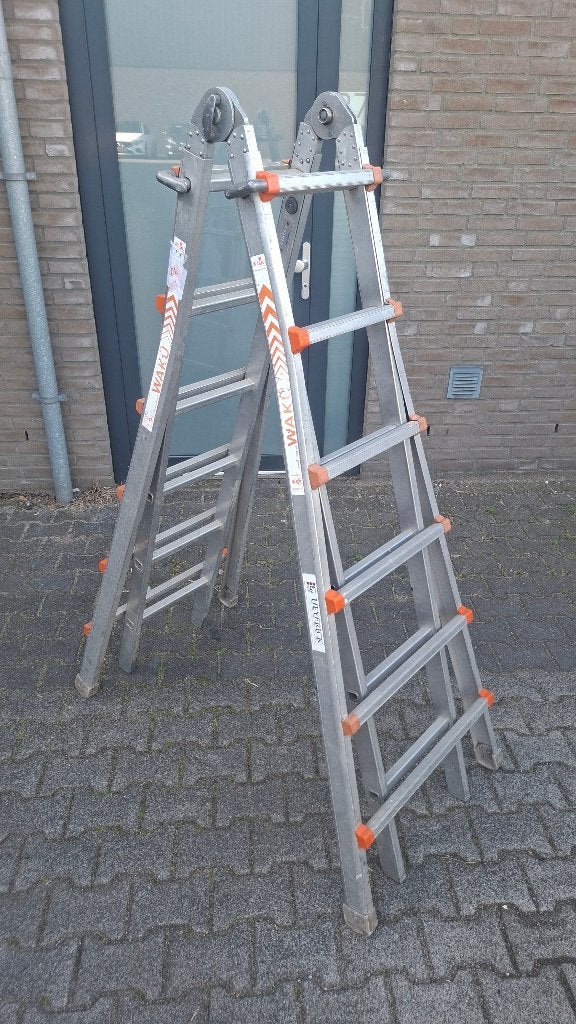 Waku Telescoopladders trappen 4 x 6 schuif ladder, Ophalen, ,, Zo goed als nieuw, ,