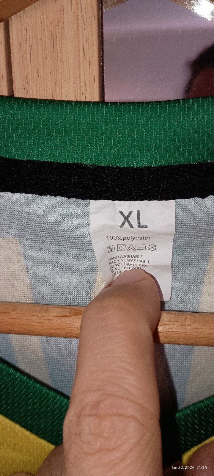 Ronaldo #9 Brazilië Voetbalshirt - Maat XL, Ophalen of Verzenden, Gedragen, Maat 56/58 (XL), Geel