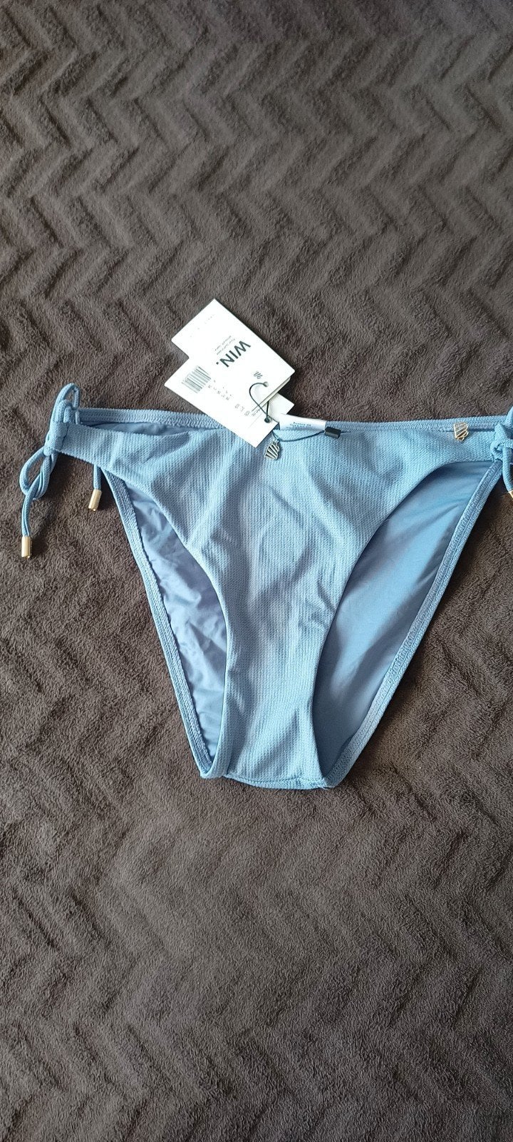 Mooi blauw/goud bikini broekje van Beachlife maat 40 nieuw, Ophalen, Nieuw, Blauw, Bikini