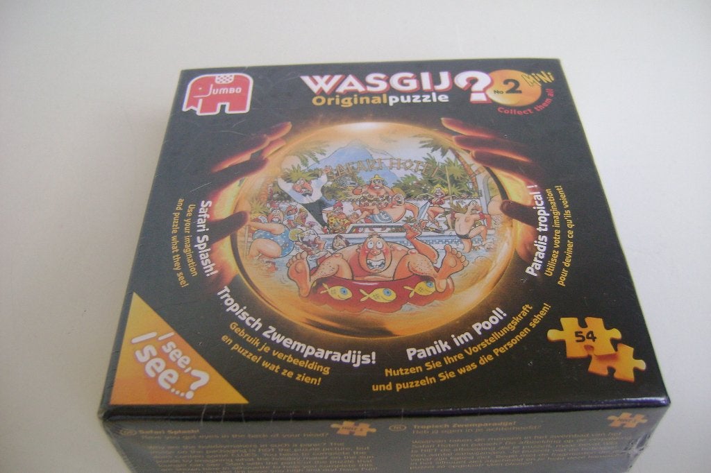 was gij puzzel van jumbo niets is wat het lijkt met 54 stuk, Ophalen of Verzenden, Meer dan 50 stukjes, Zo goed als nieuw, 6 jaar of ouder