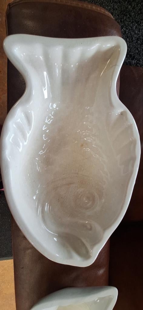 Puddingvorm vis Petrus Regout 25 cm en 22 cm, Antiek en Kunst, Ophalen