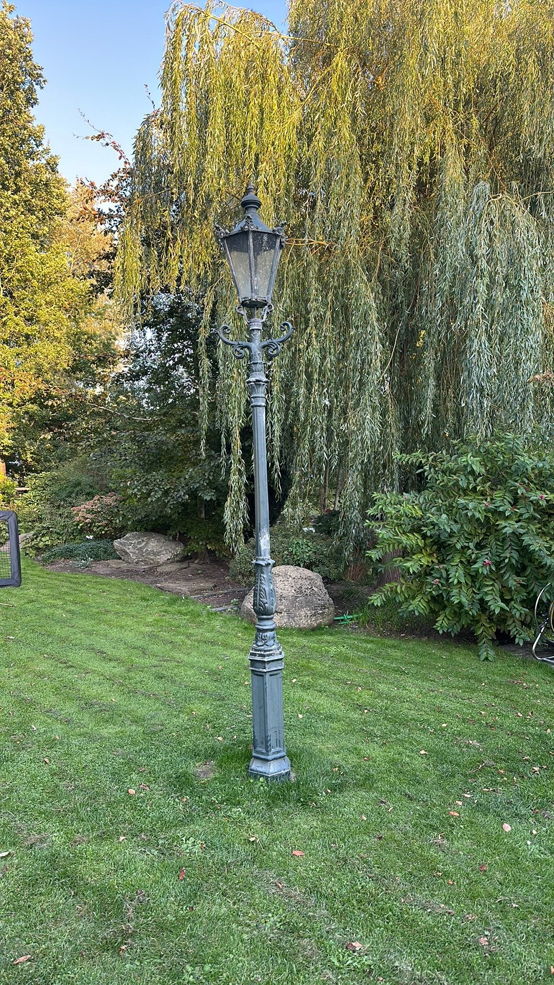 Lantarenpaal Tuinverlichring, Ophalen, Gebruikt, Netvoeding, Staande lamp