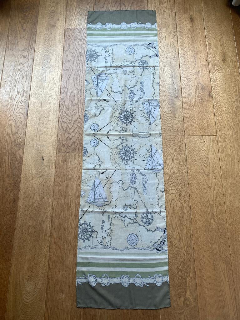 Mooie sjaal bruin/creme kleurig, Ophalen of Verzenden, Zo goed als nieuw, Maat 38/40 (M), Sjaal