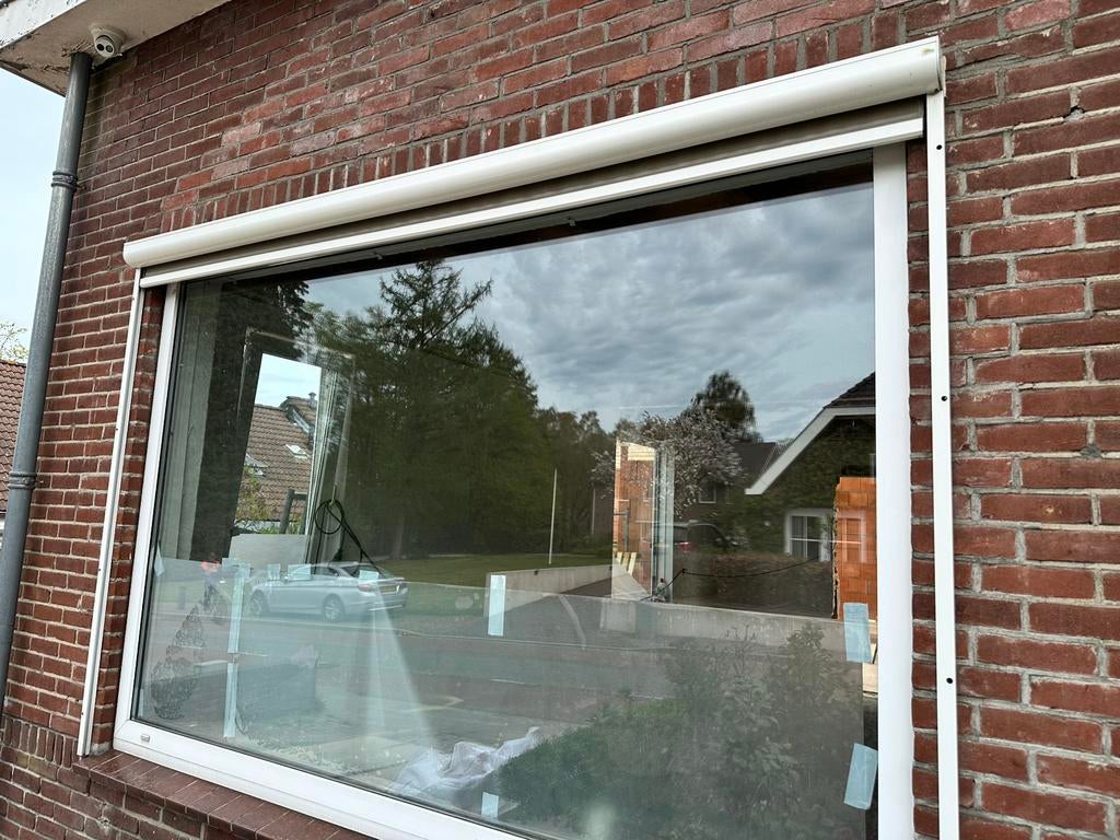 Sunbeam screen met privacy doorkijk 285cm, Ophalen, Zo goed als nieuw, 75 tot 150 cm, Raamkozijn