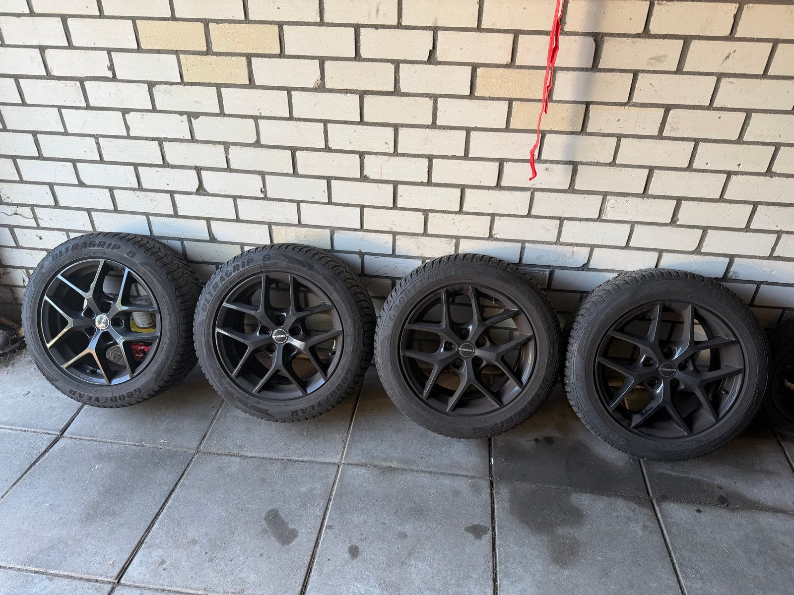 Borbet velgen 16 inch 5x112 goede banden, Auto-onderdelen, Banden en Velgen, Ophalen, Gebruikt, 16 inch, Banden en Velgen