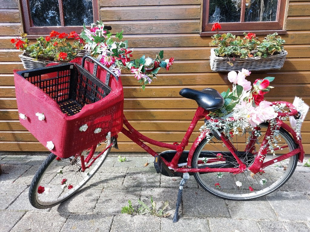 Versierde meisjesfiets 26 inch, Ophalen, Gebruikt, Overige merken
