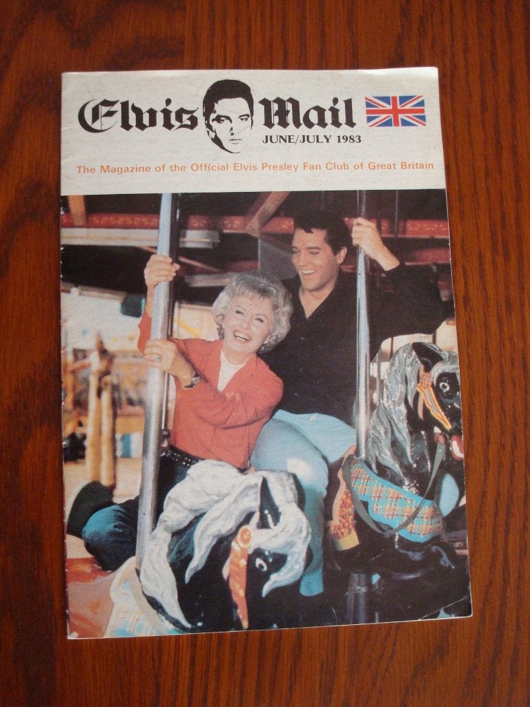 Elvis Presley fanclubblad Engels, Ophalen of Verzenden, Gebruikt, Boek, Tijdschrift of Artikel
