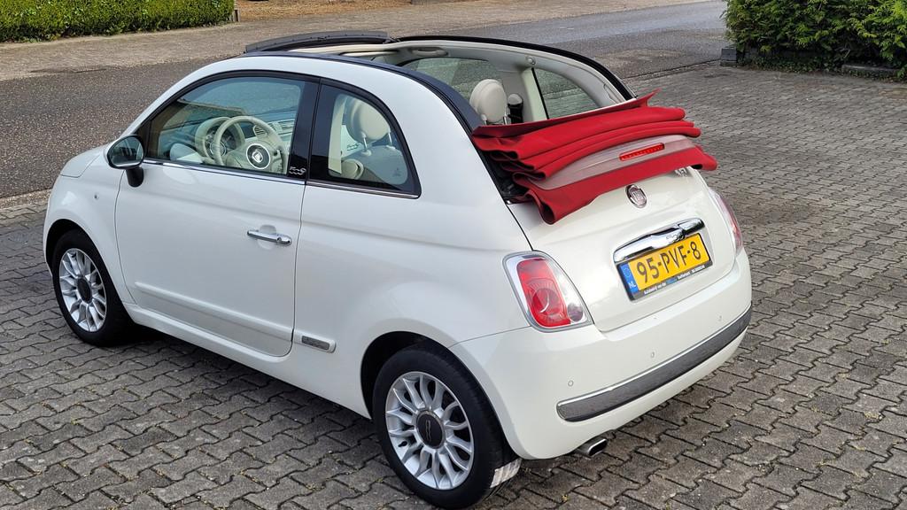 Fiat 500C 1.2 Lounge Automaat Cabrio (bj 2011), Auto's, Euro 5, Gebruikt, 1242 cc, 4 cilinders