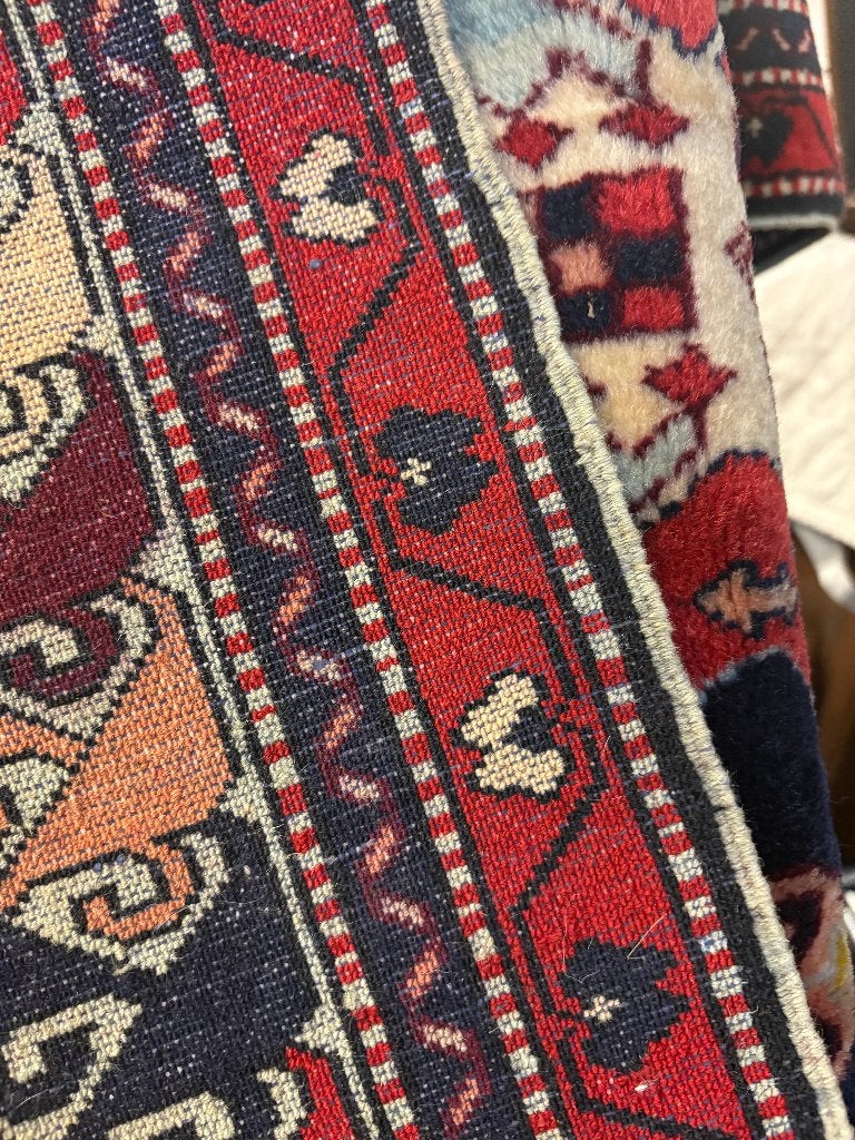 perzisch kleed, Gebruikt, 100 tot 150 cm, Ophalen of Verzenden, Blauw