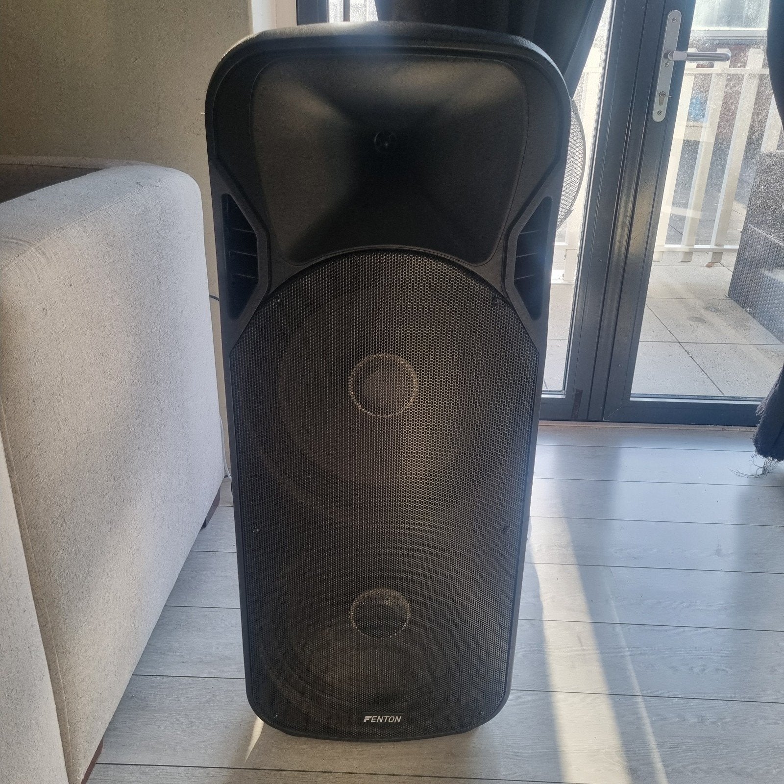 FentonFT215LED Party Speaker met Microfoons en Afstandsbedie