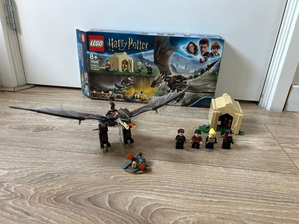 Lego 75946 Harry Potter Hungarian Horntail, Lego, Harry Potter, Ophalen of Verzenden, Zo goed als nieuw