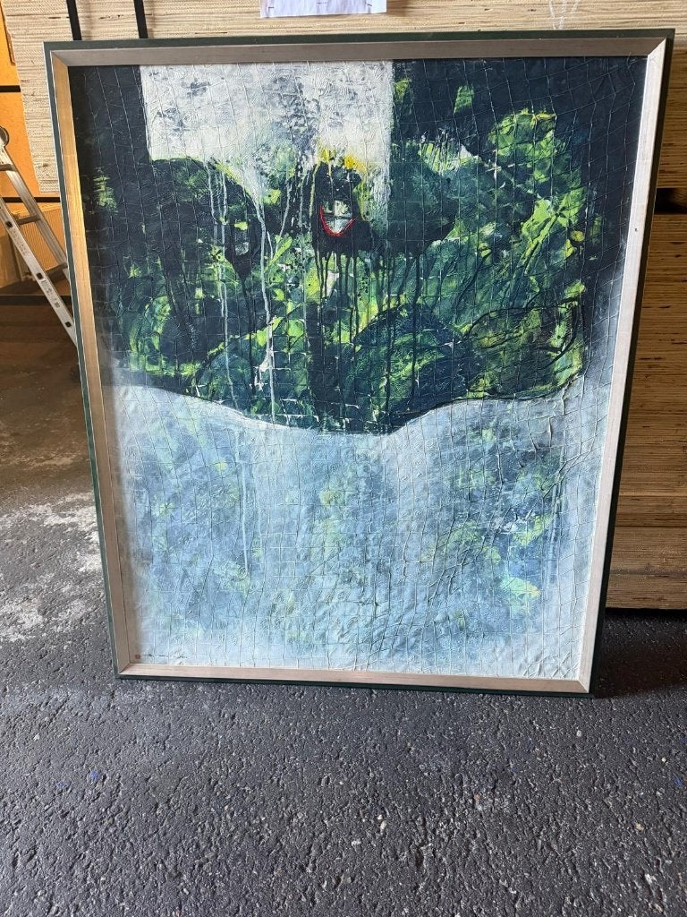 schilderijen, Ophalen, Abstract, Gesigneerd, Overige onderwerpen