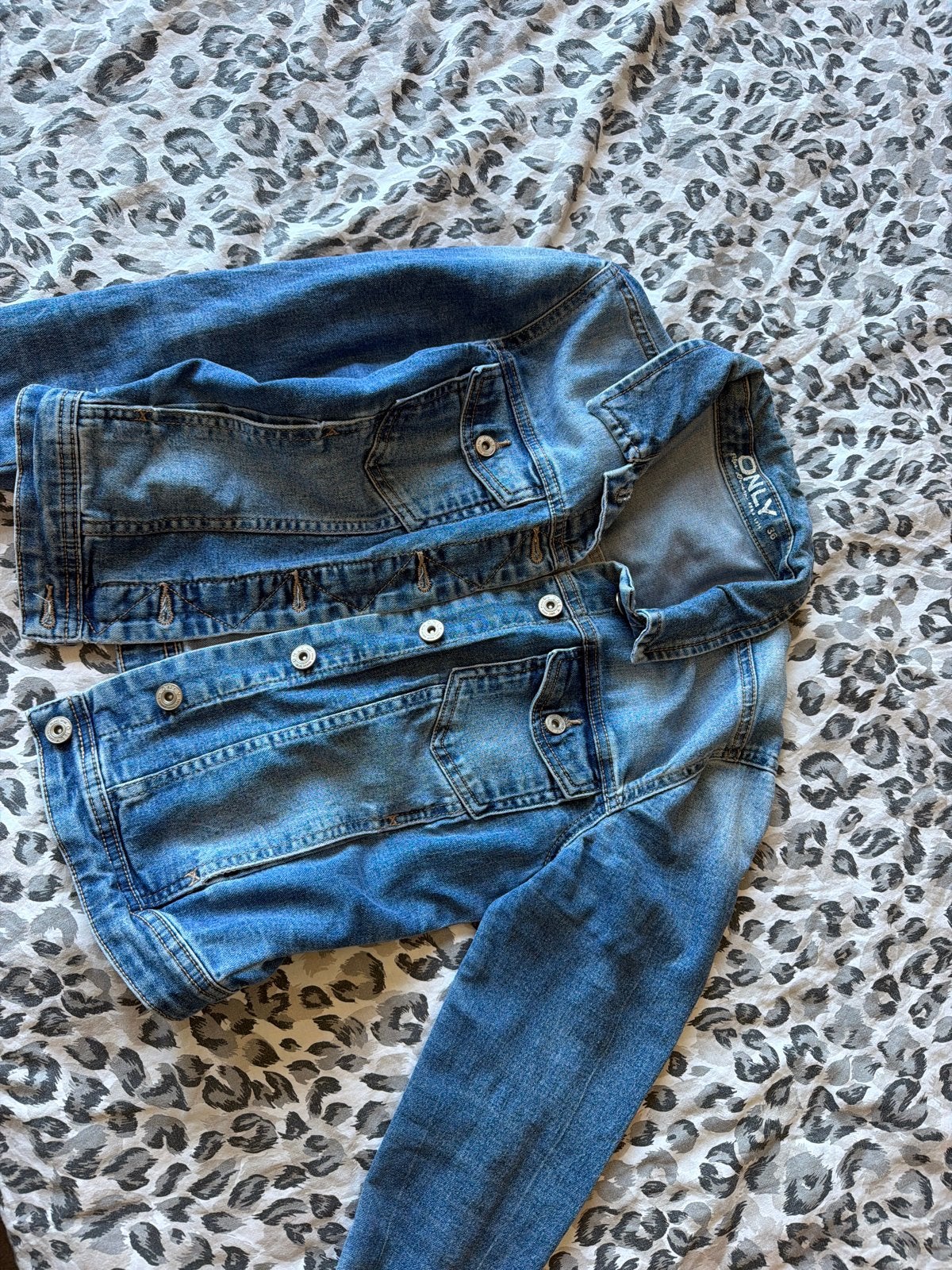 Stoer spijkerjasje van Only, maat S, Kleding | Dames, Jassen | Zomer, Ophalen of Verzenden, Zo goed als nieuw, Maat 36 (S), Blauw