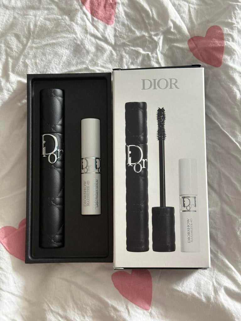 Dior Mascara + Lash Serum Gift Set, Verzenden, Zo goed als nieuw, Zwart, Ogen