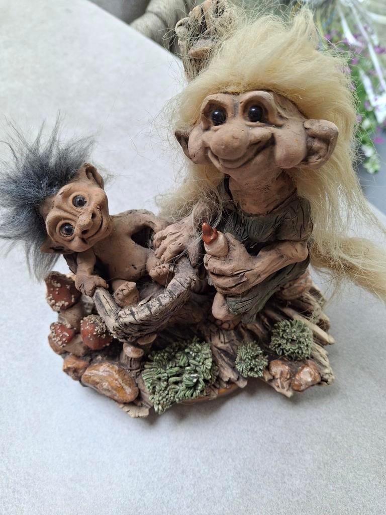 Noorse trollen, Ophalen of Verzenden, Beeldje of Poppetje