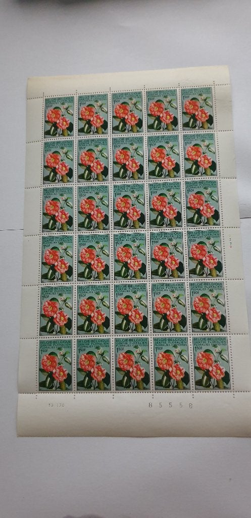 7222 belgie vel van 30 gentse floralien 1970 1f50, Verzenden
