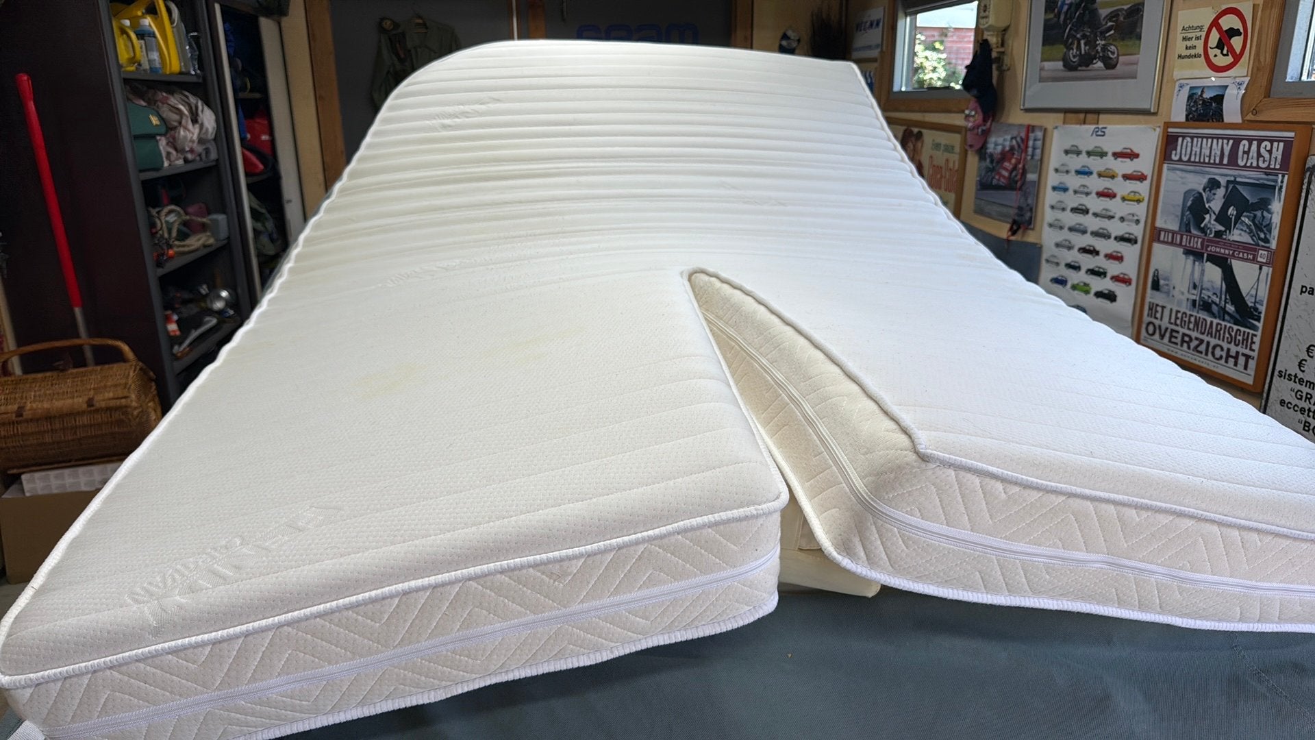 Frans bed matras Fendt, Caravans en Kamperen, Caravan accessoires, Ophalen, Zo goed als nieuw