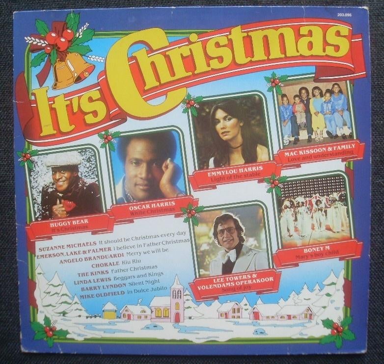 It's Christmas (LP)oa Kinks Boney M Mike Oldfield E. Harris, Ophalen of Verzenden, Gebruikt, 12 inch, Pop